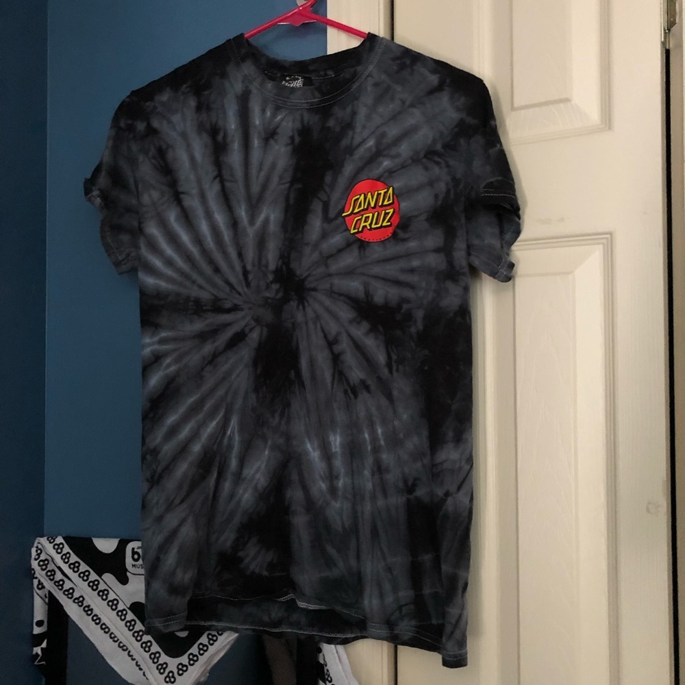 santa cruz tie dye t shirt